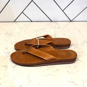 Double Layer Premier Leather with Arch Support men’s sandals size 8.5-9.5 casual